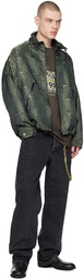 Song for the Mute Green Jacquard Jacket