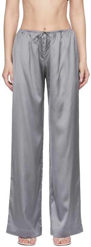 Photo: Jacquemus Grey 'Le Pantalon Mentalo' Lounge Pants