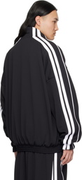 VETEMENTS Black & White Oval Logo Gym Jacket