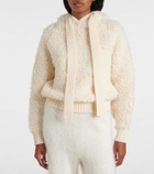 Jet Set Jennifer wool-blend hoodie