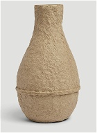 Paperpulp Vase Neck Small in Brown
