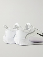 Nike Tennis - NikeCourt Zoom NXT Leather-Trimmed Mesh Tennis Sneakers - White