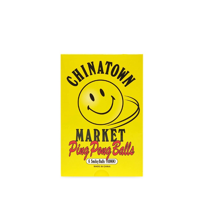 Photo: Chinatown Market Smiley Ping Pong Ball - Pack Of 6