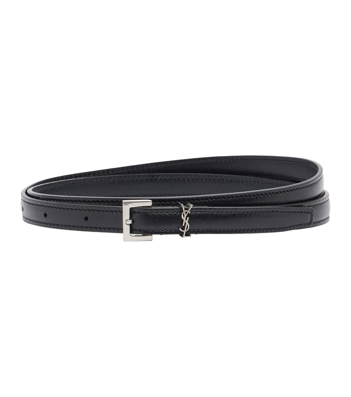 Photo: Saint Laurent Cassandre leather belt