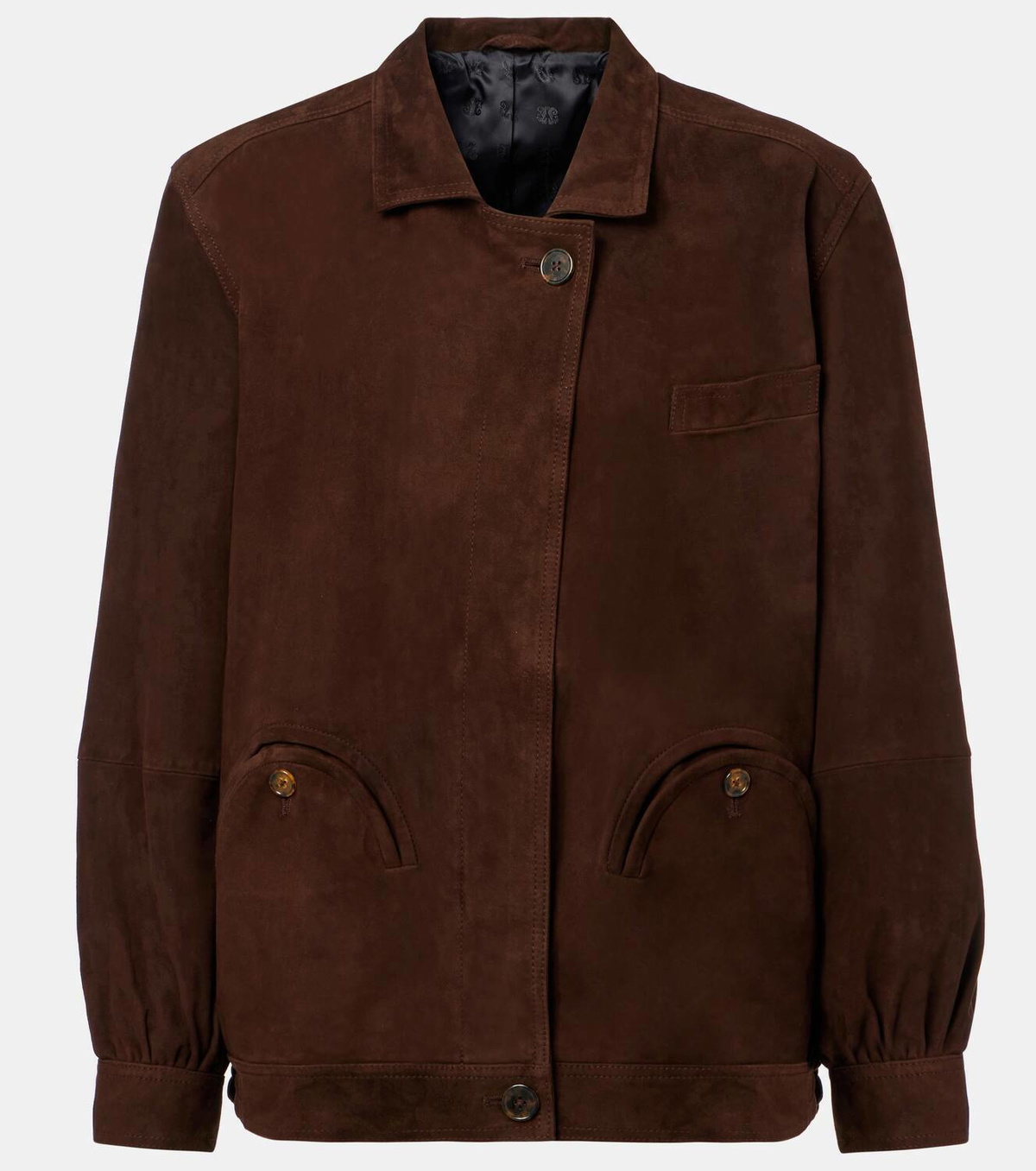 Blazé Milano Cleo suede bomber jacket