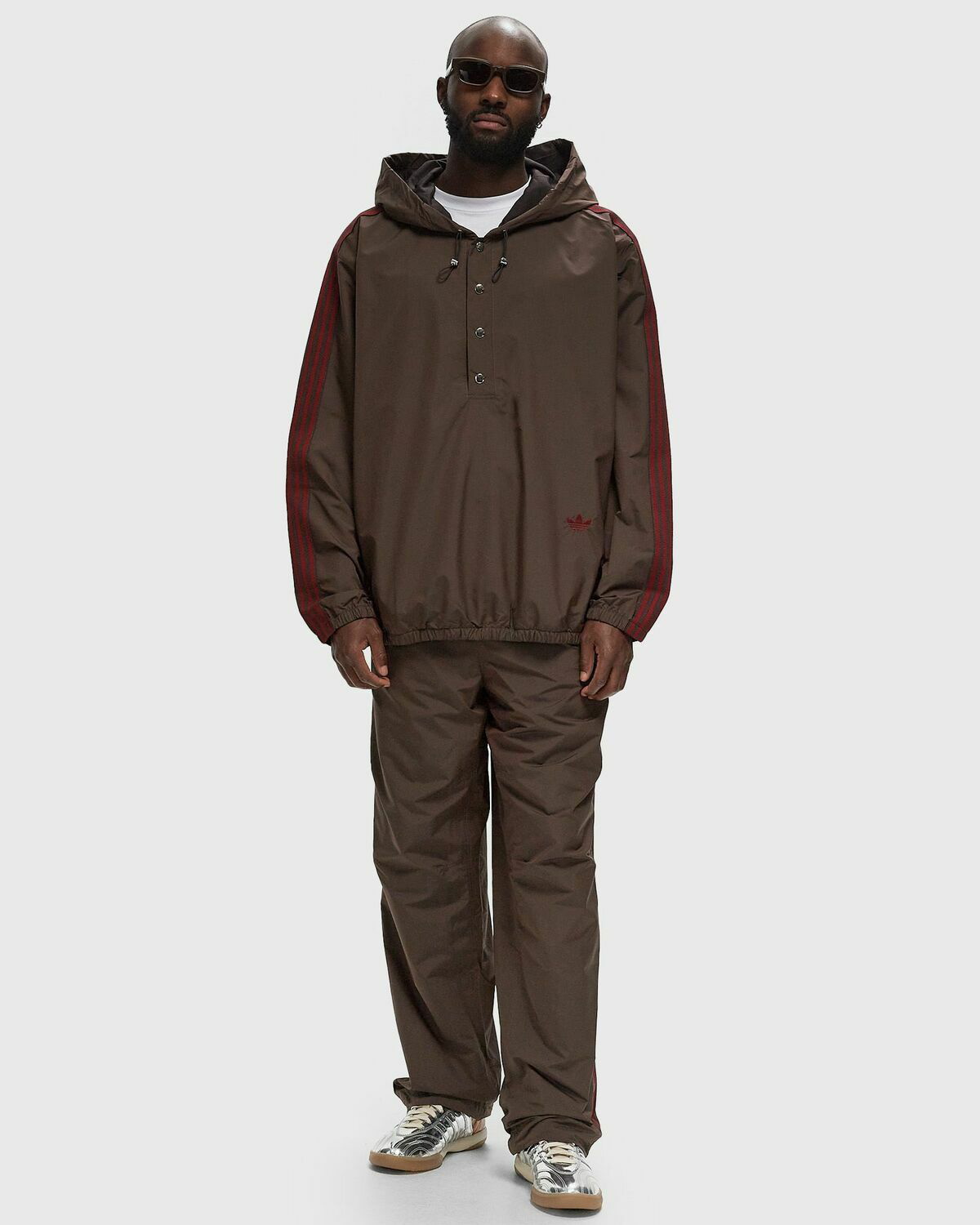 パーカー・フーディ ADIDAS X WALES BONNER | WB NYLON ANORAK NIGHT BROWN UNISEX Wales Bonner x Nylon Anorak Night Brown – Above The Clouds