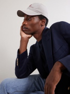Brunello Cucinelli - Logo-Embroidered Shell Cap - Gray