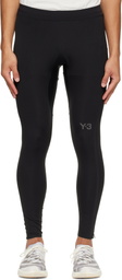 Y-3 Black Running Leggings