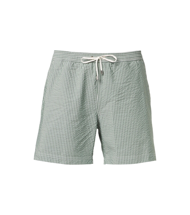 Photo: Sunspel Striped swim trunks