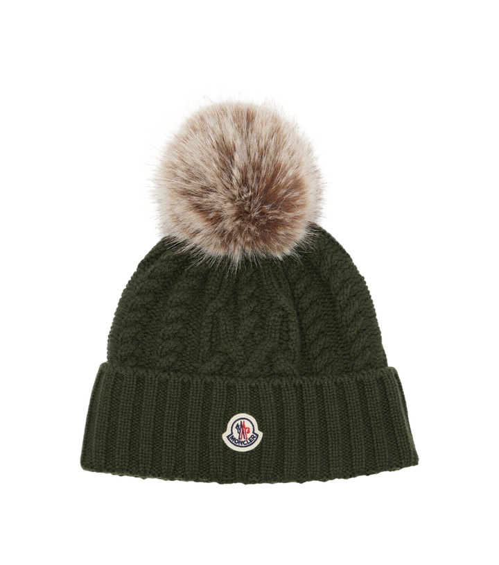 Photo: Moncler Cable-knit wool and cashmere beanie