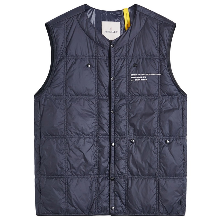 Photo: Moncler Men's Genius x FRGMT Vaile Vest in Blue