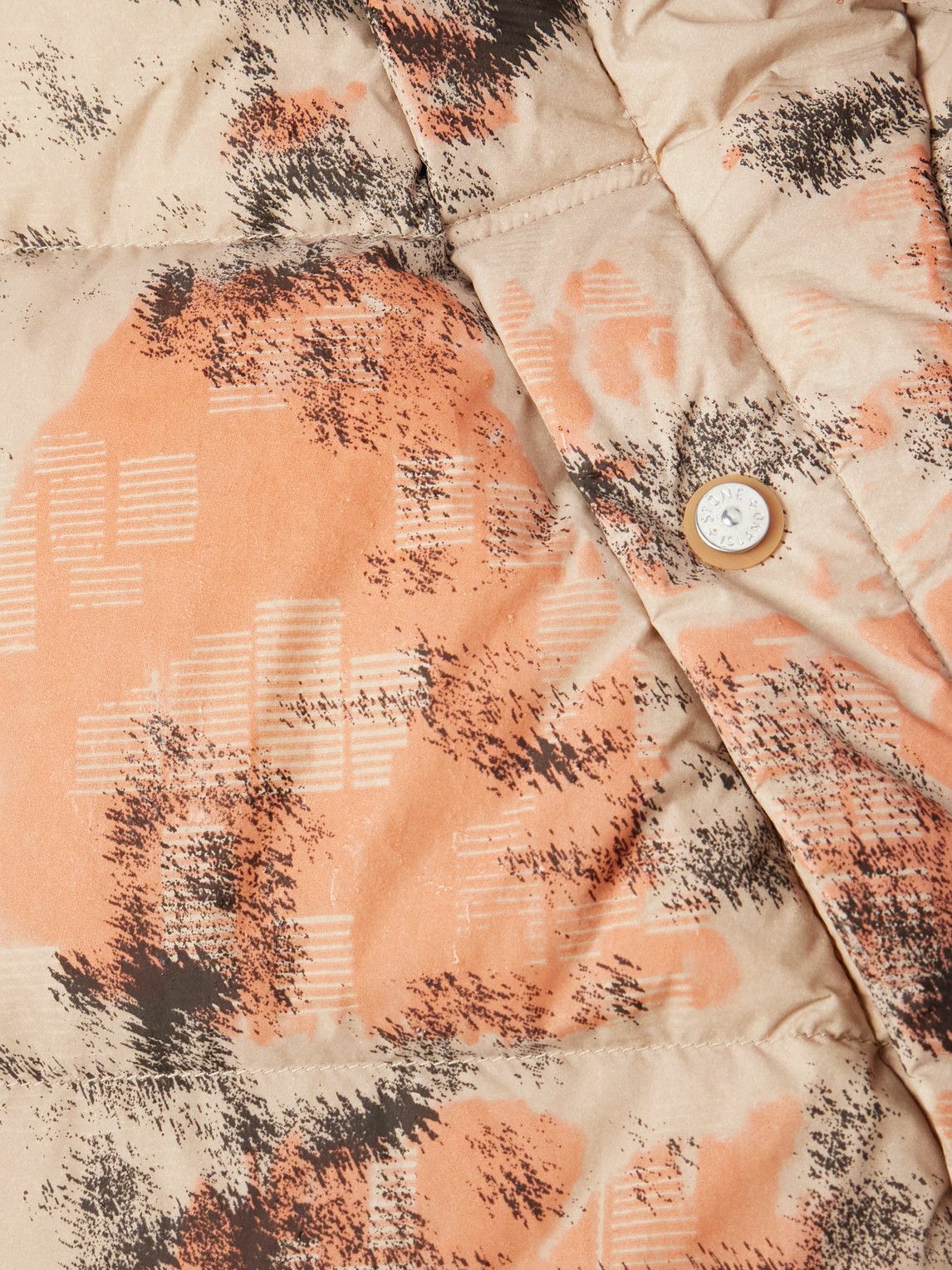 Stone Island - Logo-Appliquéd Camouflage-Print Quilted Shell Stone Island - Logo-Appliquéd Camouflage-Print Quilted Shell