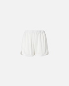 Pinko Lightweight Linen And Viscose Shorts Snow White
