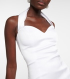 Rasario Bridal halterneck satin gown