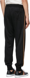 Paul Smith Black Wool Artist Stripe Lounge Pants