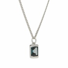 Miansai Men's Valor Topaz Necklace in Blue 