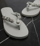 Balenciaga Cagole embellished thong sandals