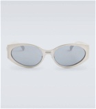 Versace Medusa oval sunglasses
