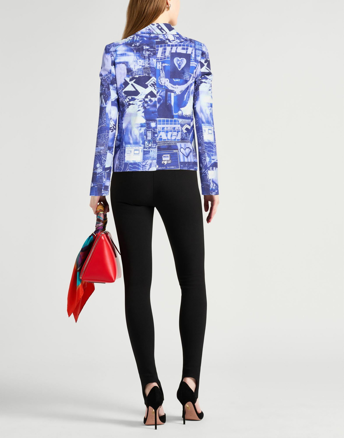 Moschino Jeans Womens Blazer Bright in Blue