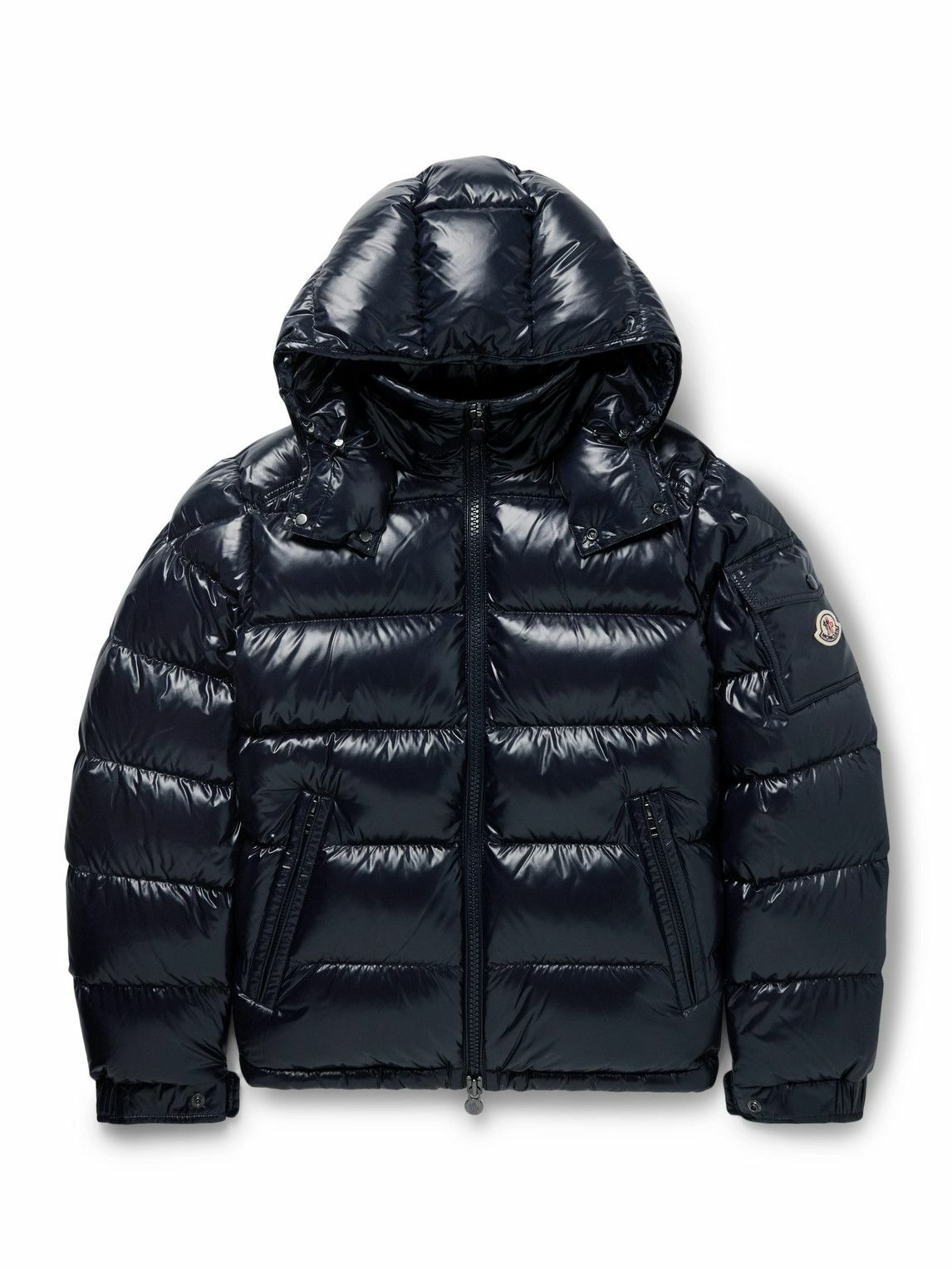 Moncler - Maya 70 Logo-Appliquéd Quilted Shell Hooded Down