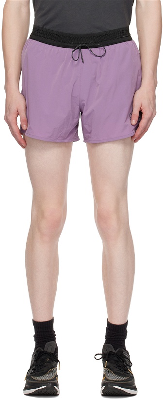 Photo: OVER OVER Purple Race Shorts
