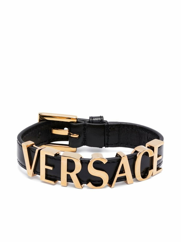 Photo: Versace Logo-Plaque Bracelet