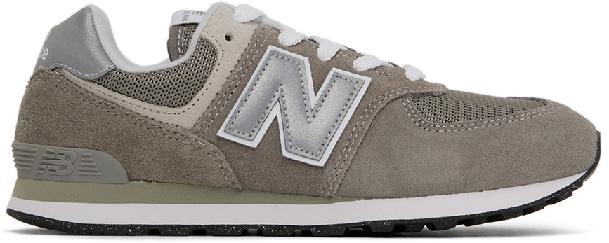 New Balance Kids Gray 574 Core Big Kids Sneakers New Balance