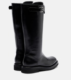 McQueen Countryside leather knee-high boots