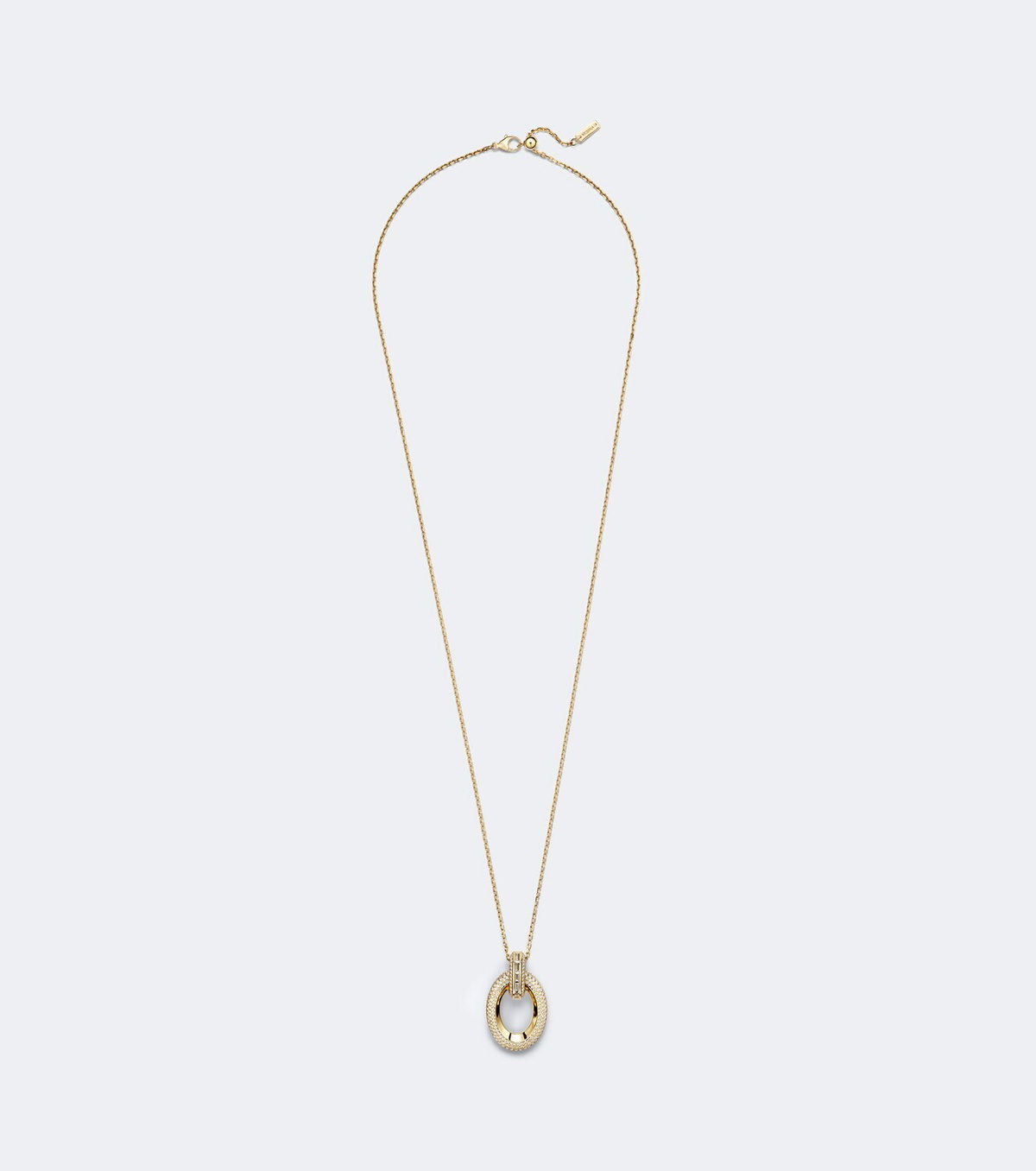 Messika Groove 18kt gold pendant necklace with diamonds