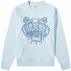 Kenzo Men's Classic Tiger Crew Sweat in Sky Blue