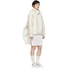Kanghyuk Off-White Faux-Fur Turtleneck Sweater