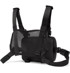 1017 ALYX 9SM - Faux Leather and Mesh Chest Rig - Black