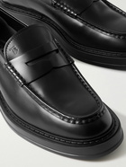 Tod's - Leather Penny Loafers - Black