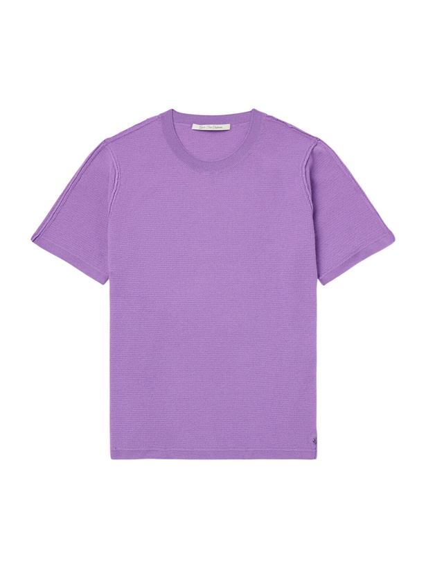 Photo: God's True Cashmere - Cashmere T-Shirt - Purple