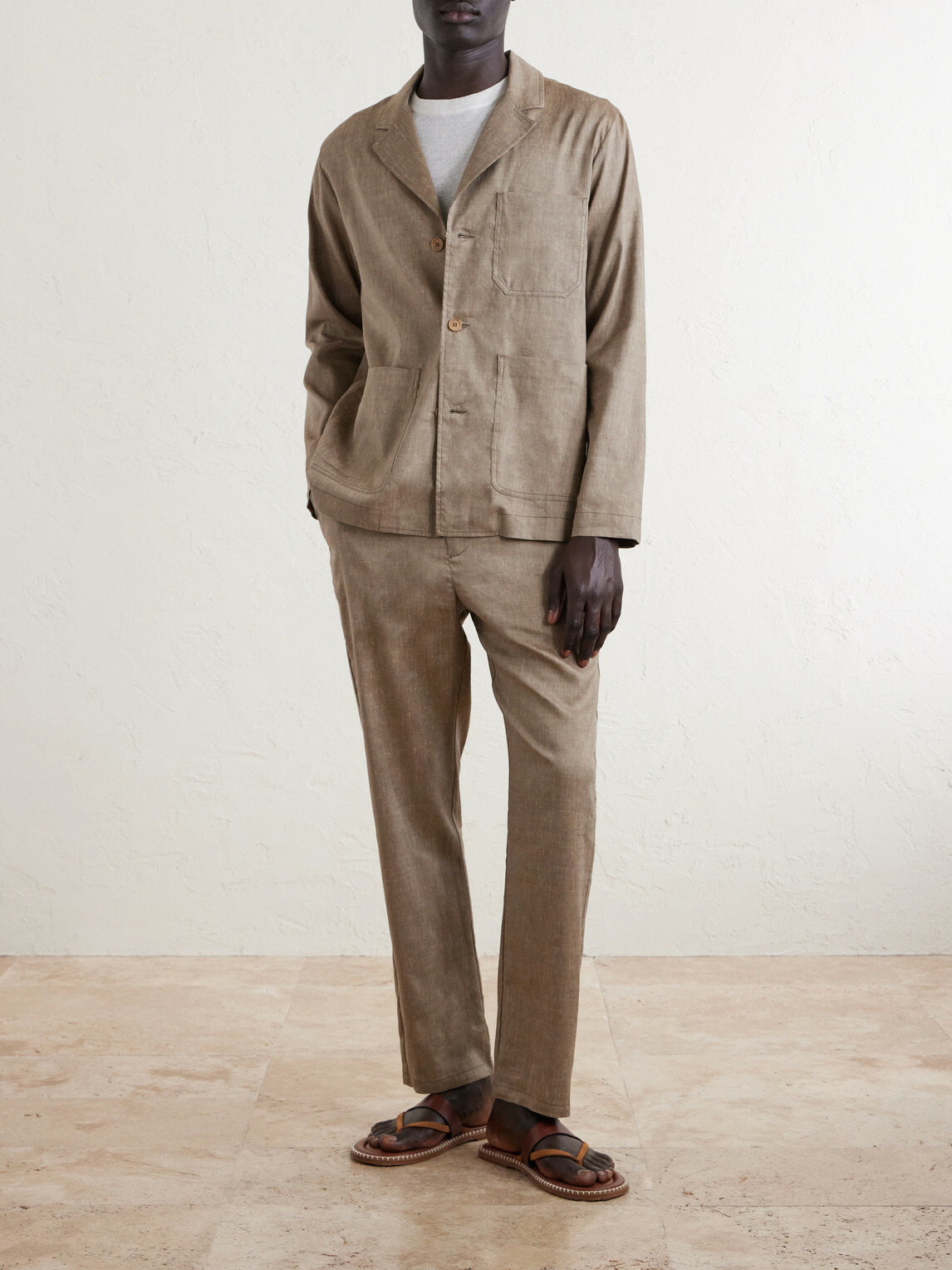 Frescobol Carioca - Lima Cotton Blazer - Neutrals