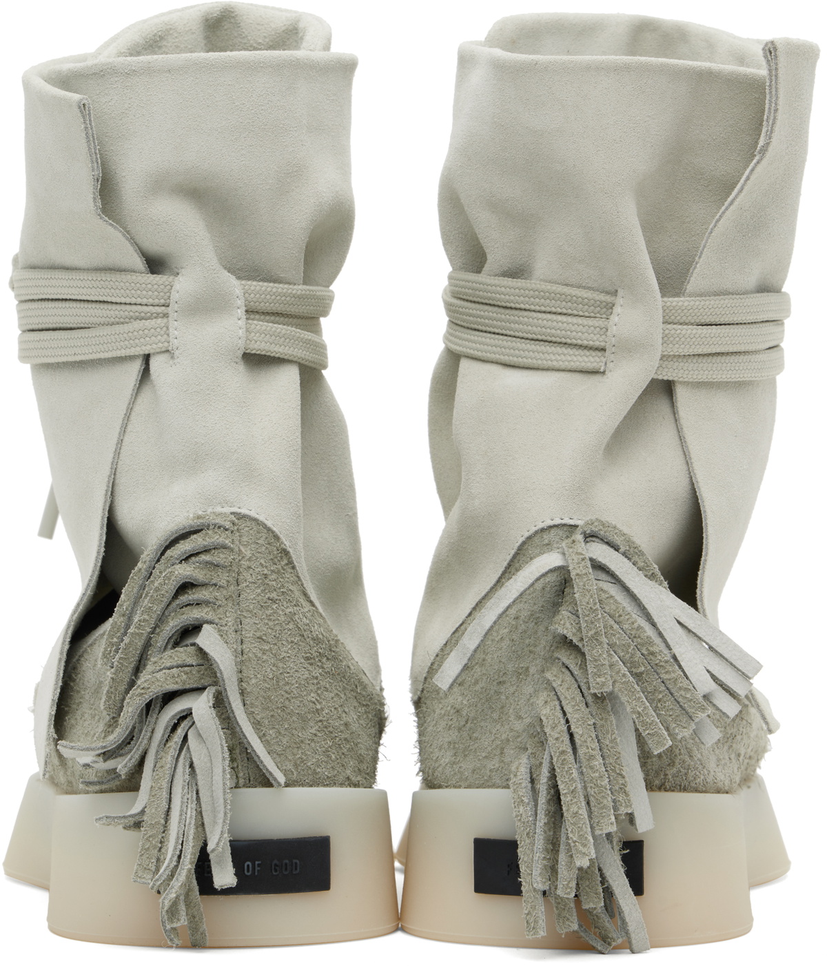 Fear of God Gray Yuma Moc Boots Fear Of God