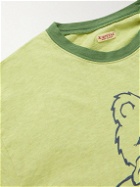 KAPITAL - Printed Cotton-Jersey T-shirt - Green