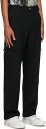 Song for the Mute Black Wool Dress Trousers
