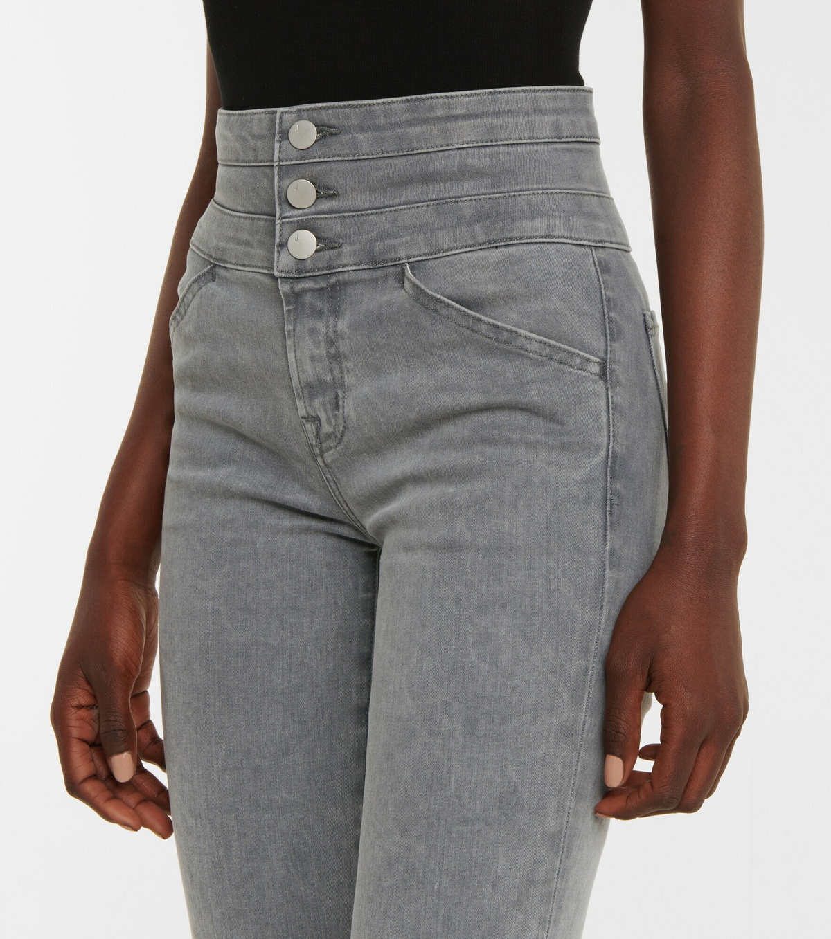J Brand - Annalie high-rise skinny jeans