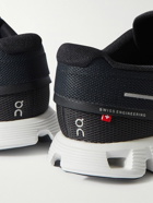 ON - Cloud 5 Rubber-Trimmed Mesh Sneakers - Black