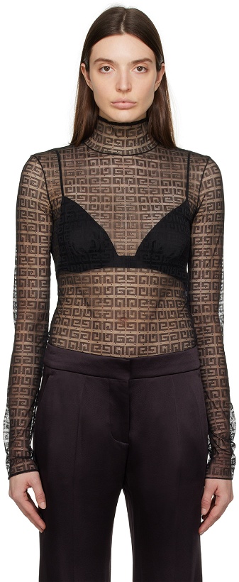 Photo: Givenchy Black Turtleneck Bodysuit