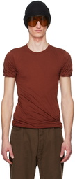 Rick Owens Burgundy Double T-Shirt