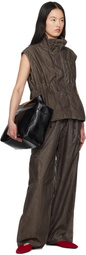 OUR LEGACY Brown Firm Vest