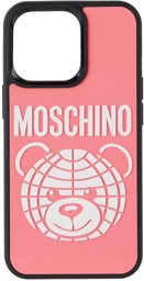 Moschino Pink Teddy iPhone 13 Pro Case