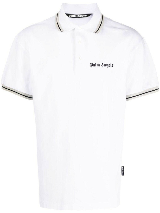 Photo: PALM ANGELS - Classic Logo Polo Shirt