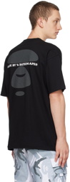 AAPE by A Bathing Ape Black Print T-Shirt