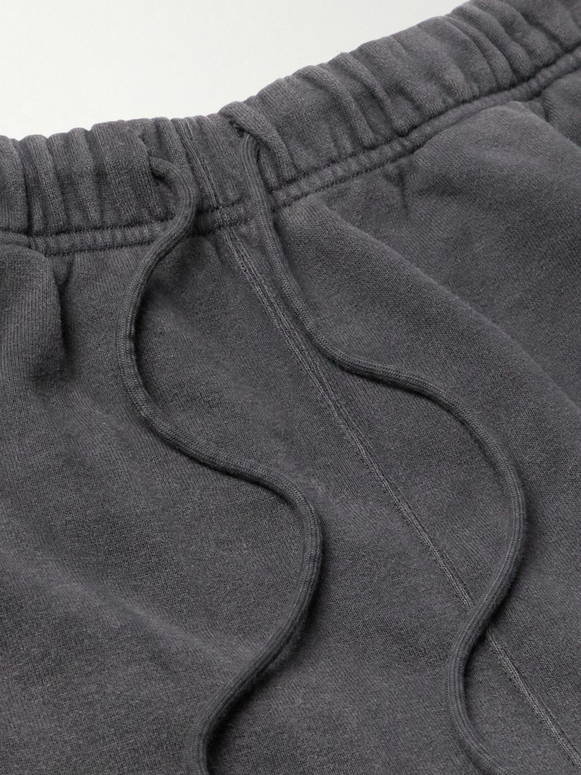 SAINT Mxxxxxx - Denim Tears Logo-Print Cotton-Jersey Sweatpants - Gray