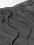 SAINT Mxxxxxx - Denim Tears Logo-Print Cotton-Jersey Sweatpants - Gray