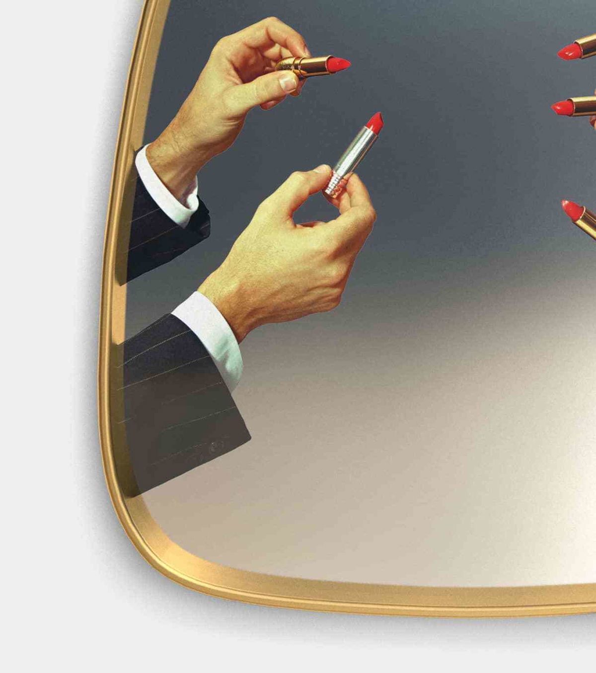 Seletti x Toiletpaper Lipsticks mirror