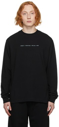 Off-White Black Marker Logo Long Sleeve T-Shirt